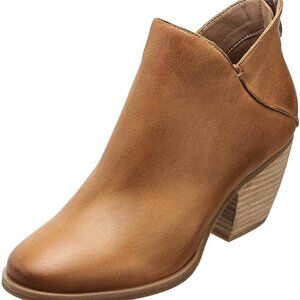 Antelope CAMILA STACKED HEEL BOOTIE, Taupe, Size 37